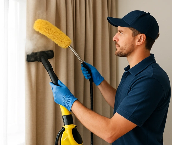 Trusted blind cleaning technician Matty Curtain Cleaning diamond-creek-vic QLD