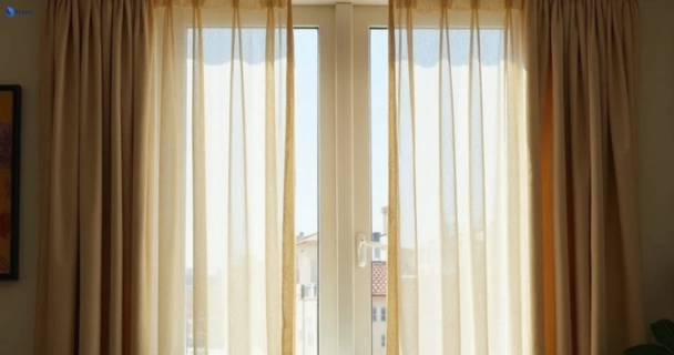 Dull dusty drapes in diamond-creek-vic before professional cleaning